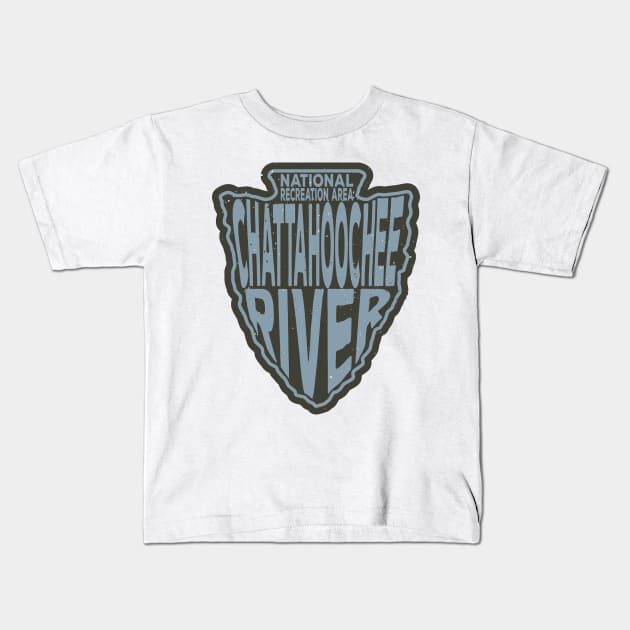 Chattahoochee River National Recreation Area name arrowhead Kids T-Shirt by nylebuss